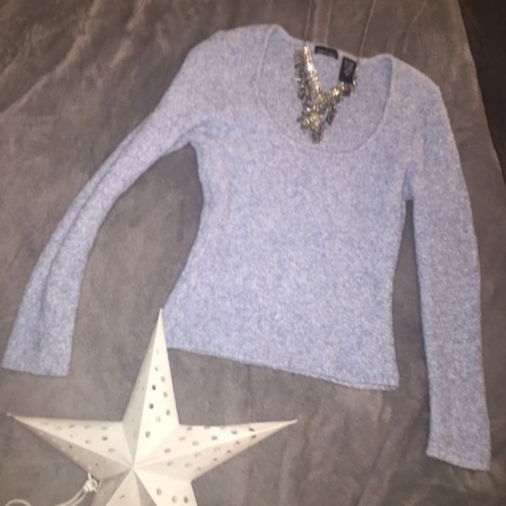 Warm baby blue sweater